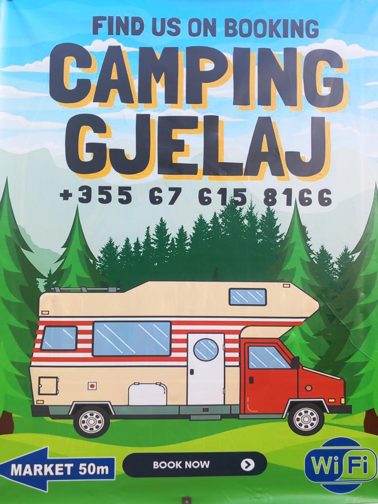 Camping Gjelaj Hotel Baks-Rrjoll Ngoại thất bức ảnh